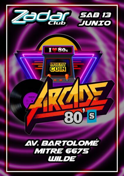 Arcade 80`s en zadar club wilde