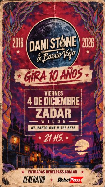 Dani Stone y Barrio Viejo en Zadar club Wilde